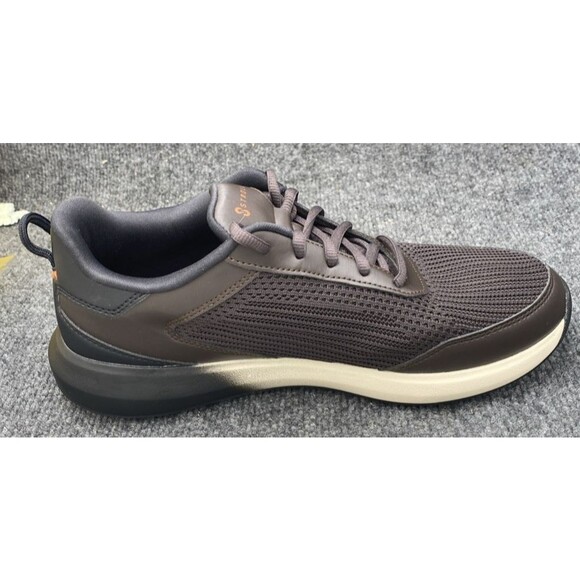 Stroll Performance Knit Golf Shoes Men\'s Size 8.5 Brown Spikeless SFMGR02002